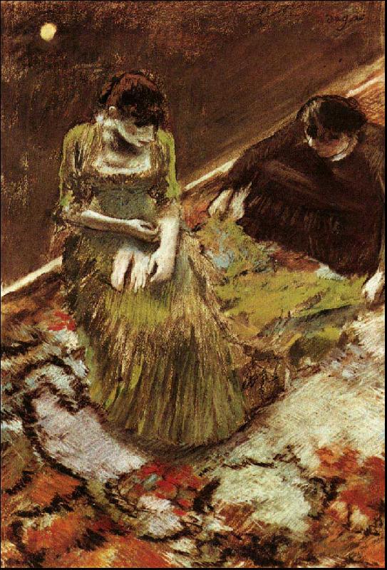 Edgar Degas Avant l'Entree en Scene